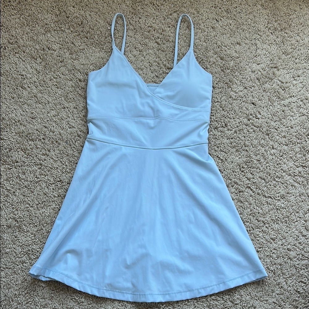 ASRV Light Blue Midi Dress